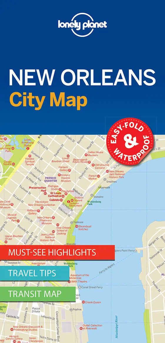 New Orleans City Map – Lonely Planet