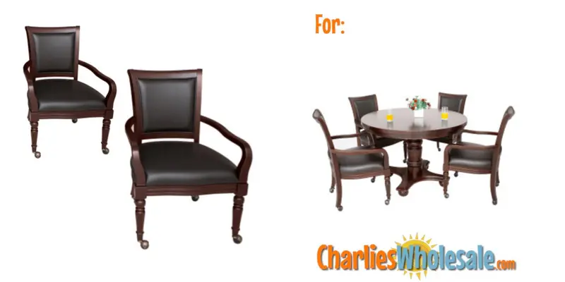 NG2348WC Walnut Dining Chairs – Set of Two Replacement Units