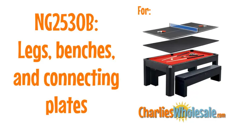 NG2530B Replacement Kit: Benches, Legs & Connecting Plates
