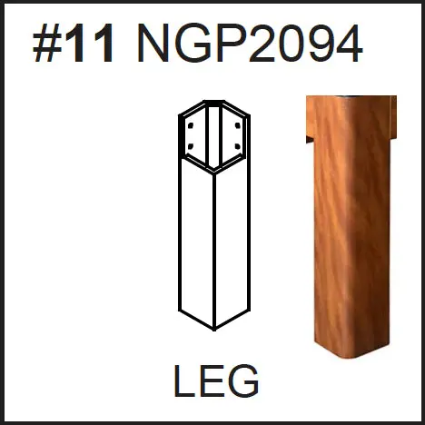 NGP2094 Adjustable Leg Replacement Component