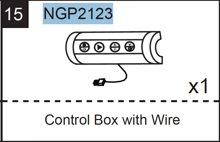 NGP2123 Integrated Control Box with Pre-Attached Wiring