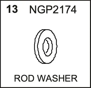 NGP2174 Rod Washer Kit for Foosball Table Maintenance