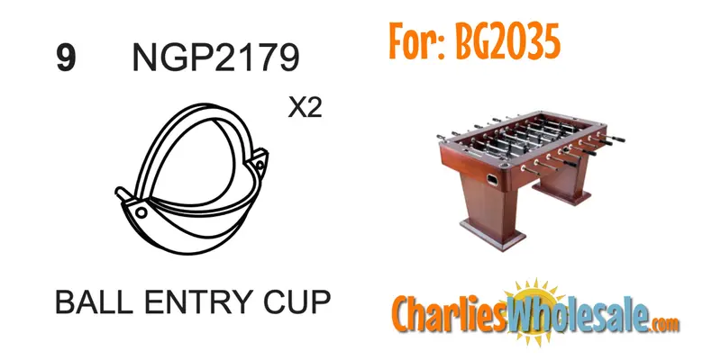 NGP2179 Dual Ball Entry Cups – Set of Two