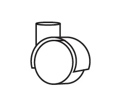 NGP23301 Caster Wheel Replacement Part