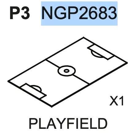NGP2683 Playfield Replacement Surface