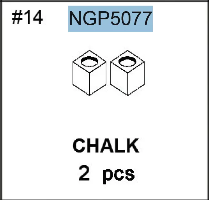 NGP5077 Chalk Refill Pack (2 Pieces)