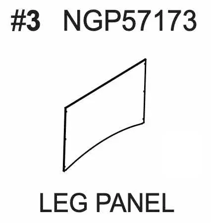 NGP57173 Leg Panel Replacement Part