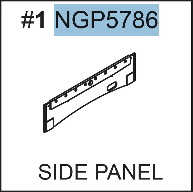 NGP5786 Reinforced Side Panel – Durable Enclosure Component