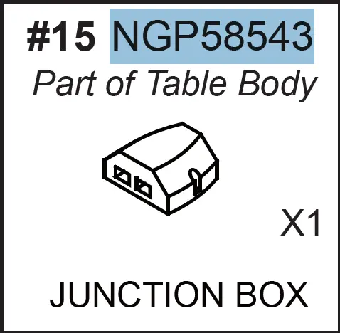 NGP58543 Junction Box Replacement for Control Systems