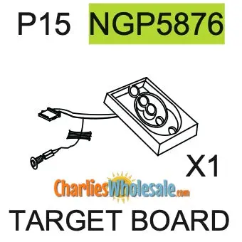 NGP5876 Target Board Replacement for Indoor Recreation Tables