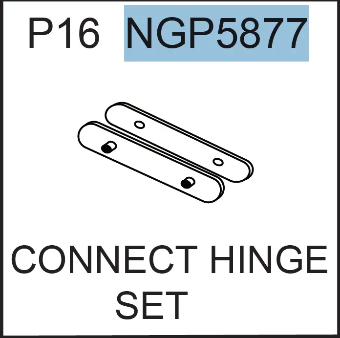NGP5877 Hinge Connection Kit – Secure Table or Panel Attachment