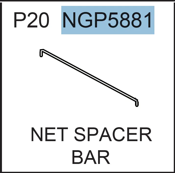 NGP5881 Net Spacer Bar – Precision Alignment Component