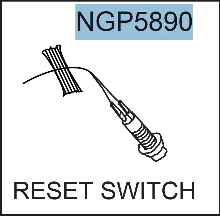 NGP5890 Reset Switch Replacement for Control Boards