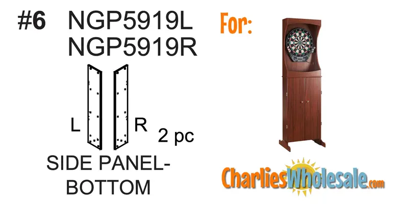NGP5919L & NGP5919R Side Bottom Panel Replacements for Pool Frames
