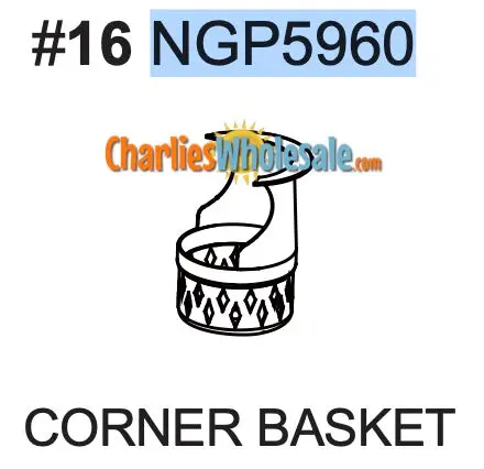 NGP5960 Corner Storage Basket Replacement Part