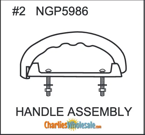 NGP5986 Handle Assembly Replacement for Game Tables