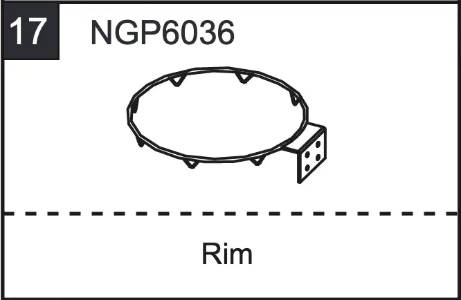 NGP6036 Replacement Rim Component