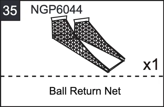 NGP6044 Ball Return Net – Table Tennis or Foosball Accessory