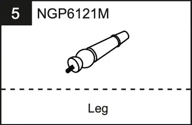 NGP6121M Adjustable Leg Replacement Part