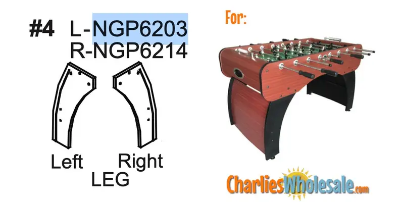 NGP6203 Left-Side Leg Replacement Component