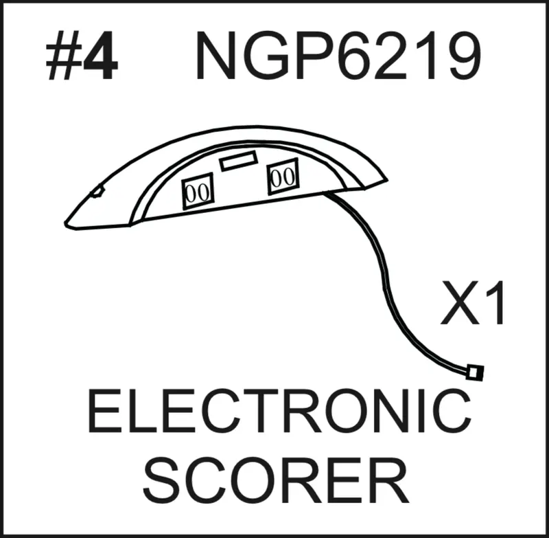 NGP6219 Digital Electronic Scorer – Standalone Replacement Unit