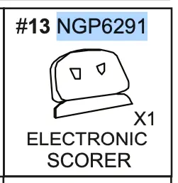 NGP6291 Digital Electronic Scorer Replacement Unit
