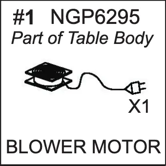 NGP6295 Blower Motor Replacement Unit