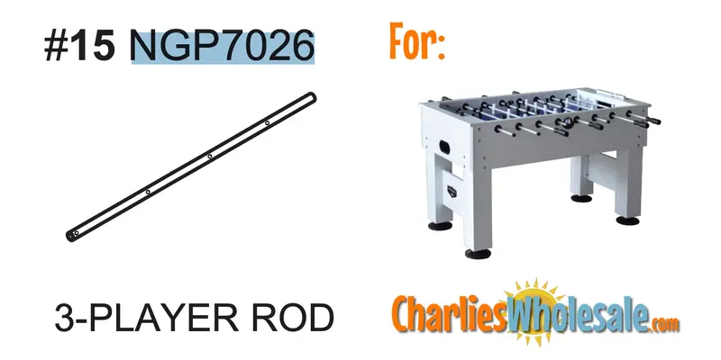 NGP7026 Three-Player Rod for Table Games