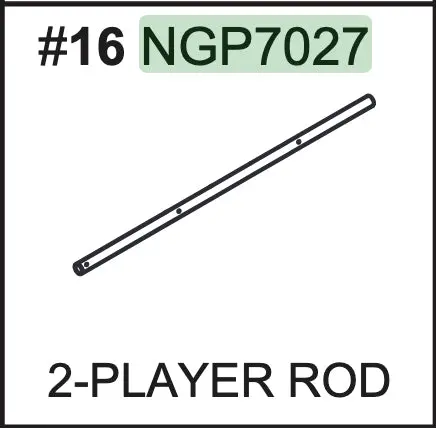NGP7027 Replacement Two-Player Rod Assembly