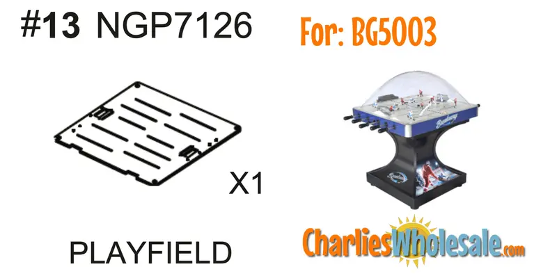 NGP7126 Playfield Assembly – Smooth, Tournament-Ready Surface