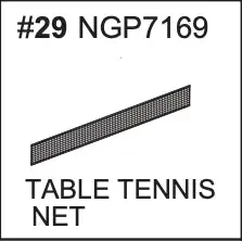 NGP7169 Durable Replacement Net for Sports Tables