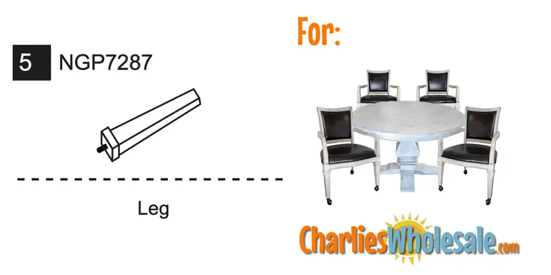 NGP7287 Adjustable Leg Replacement – Single Unit for Sauna Frames
