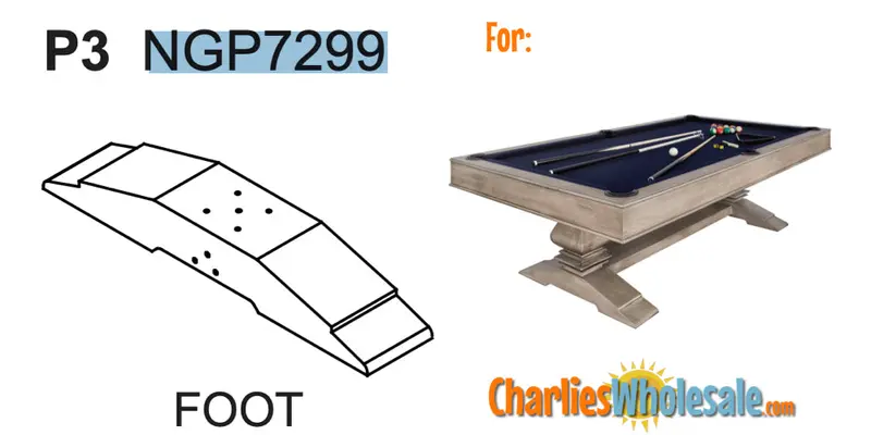 NGP7299 Replacement Foot – Reinforced Base for Stability and Alignment