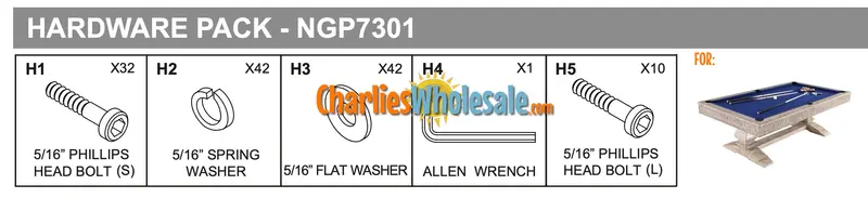 NGP7301 Comprehensive Hardware Pack Replacement
