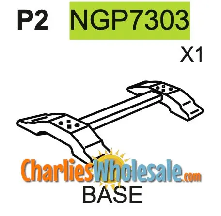 NGP7303 Structural Base Replacement for Modular Saunas