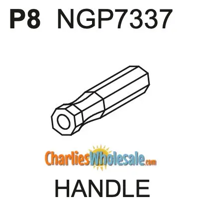 NGP7337 Ergonomic Handle Replacement for Rotating Rod Systems
