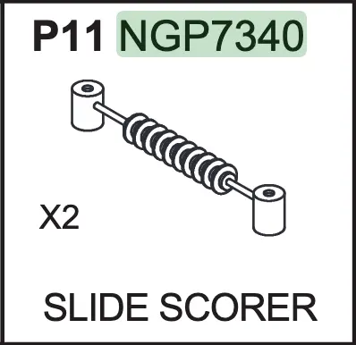 NGP7340 Replacement Slide Scorers Set