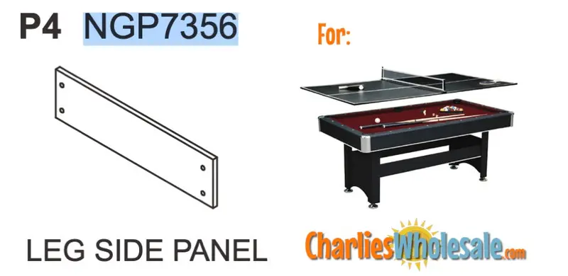 NGP7356 Leg Side Panel Replacement Component