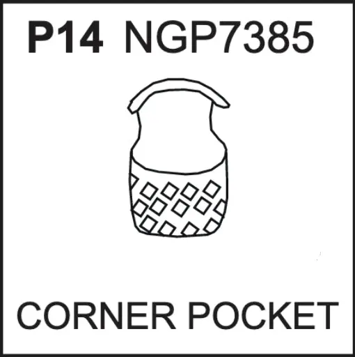 NGP7385 Corner Pocket Assembly – Pool or Billiards Replacement