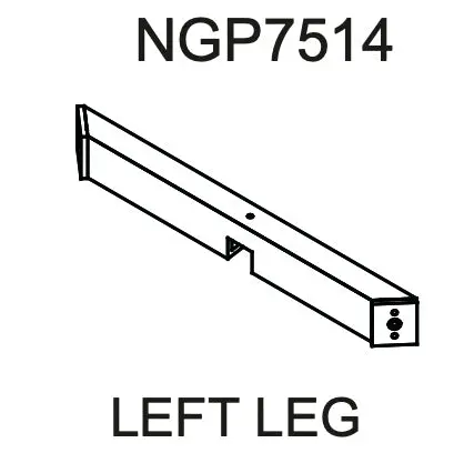 NGP7514 Left-Side Structural Leg Replacement