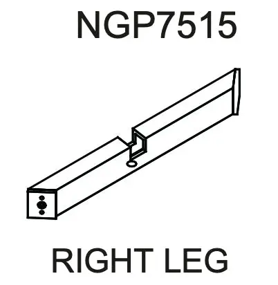 NGP7515 Right-Side Structural Leg Replacement