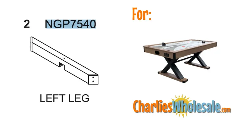 NGP7540 Left-Side Leg Replacement Component