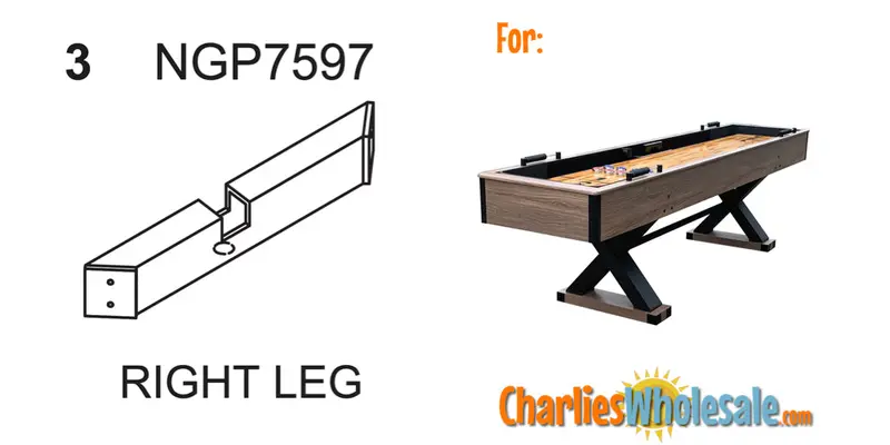 NGP7597 Right-Side Support Leg – Precision-Fit Replacement Component