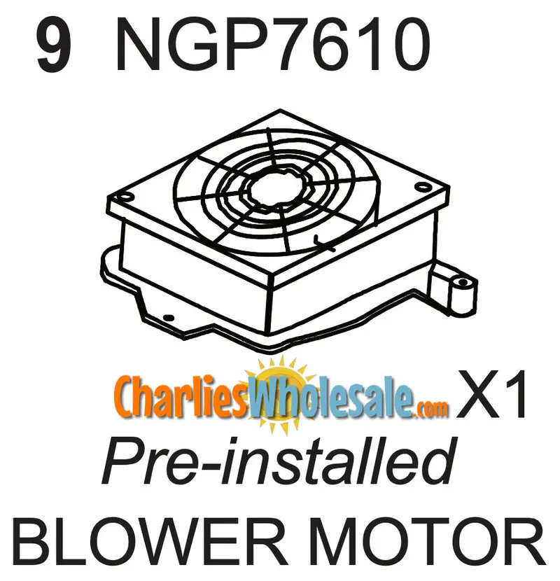 NGP7610 Blower Motor – High-Performance Pool Equipment Replacement