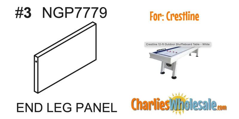 NGP7779 End Leg Panel – Replacement Structural Panel