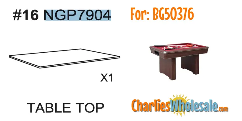 NGP7904 Durable Table Top – Heavy-Duty Replacement Surface