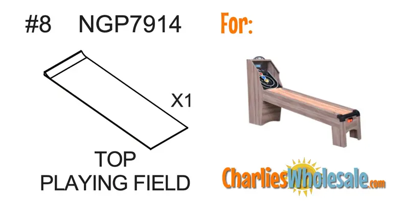 NGP7914 Top Playing Surface Replacement for BG50375 Model