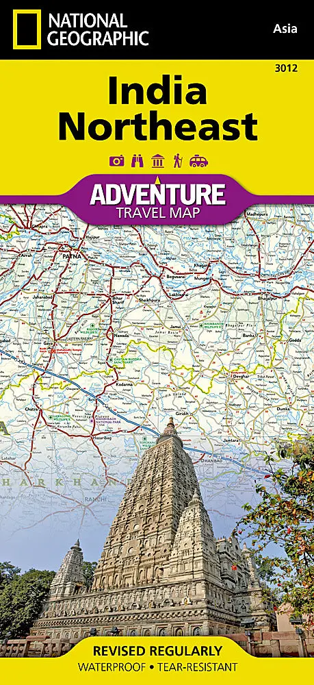 Northeast India Himalayan & Tribal Adventure Map
