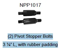 NPP1017 Replacement Pivot Stopper Bolt Kit (2 pcs)