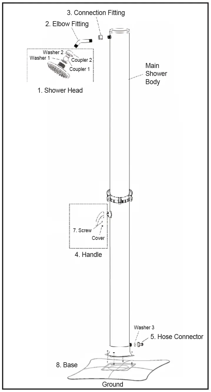 NUP1004 Hose Connector – Replacement Fitting #5